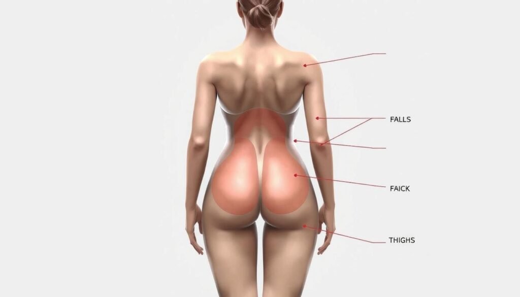 liposculpture areas treated